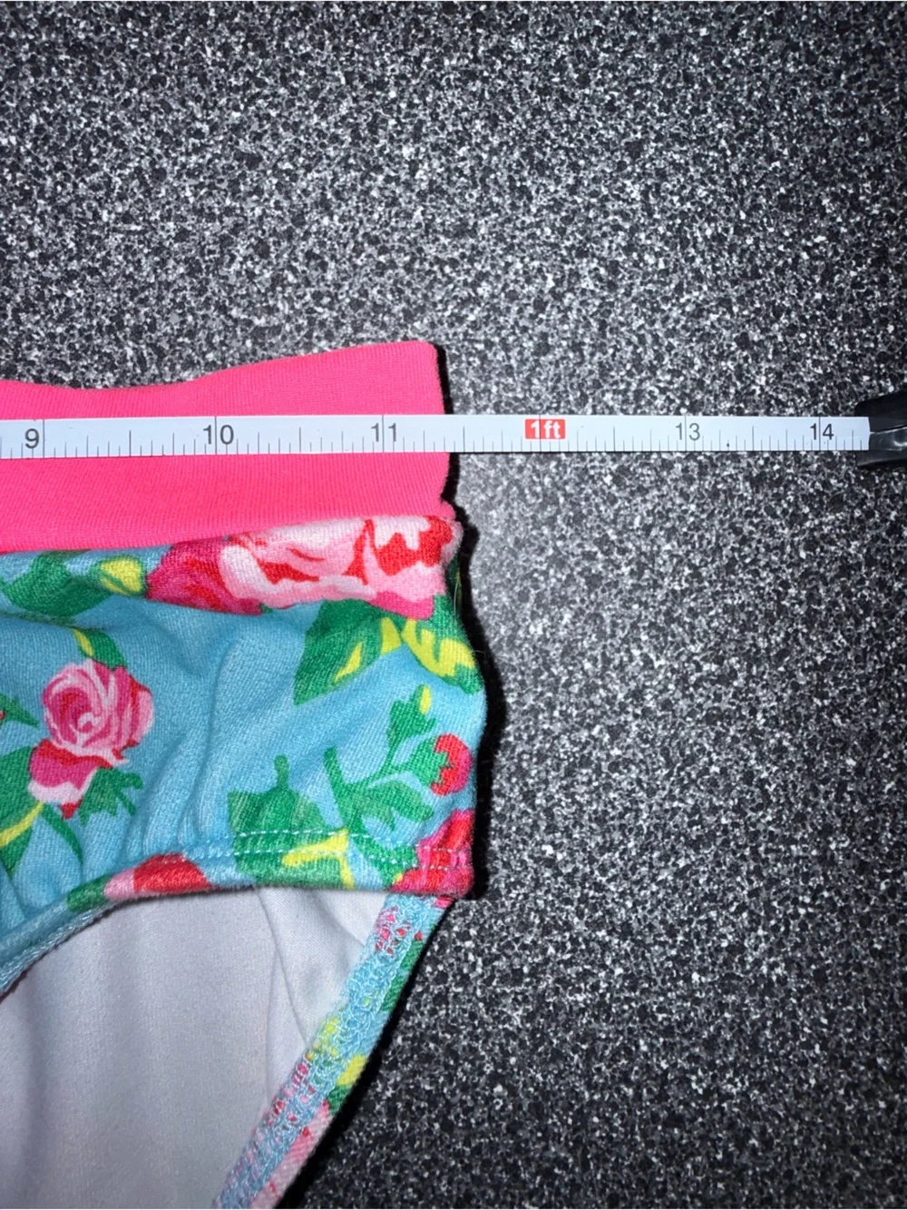 Betsey Johnson for Capezio Girls Floral Blue & Pink Dance Set Size M (10/12)
